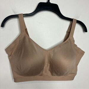 Warners comfort bra wire free tan nude size 3XL